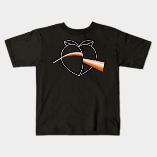 Peach Dispersion Kids T-Shirt